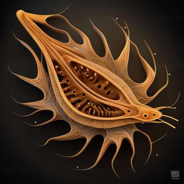 3D модель Nematostella vectensis (STL)